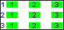 Row and Seat numbers
