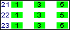 discontinuous seat numbers