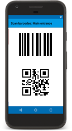 Check the barcode tickets with an Android smartphone or an iPhone.