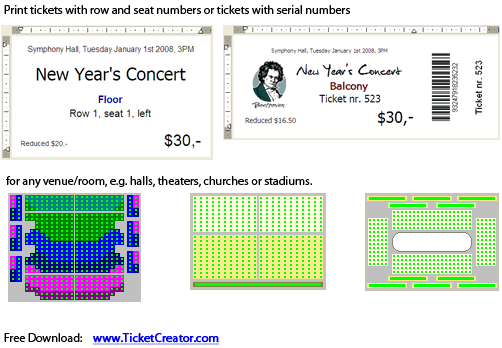 Screenshot for TicketCreator - Print Your Tickets 5.5