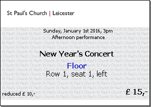 Print tickets on custom ticket stocks from a print shop