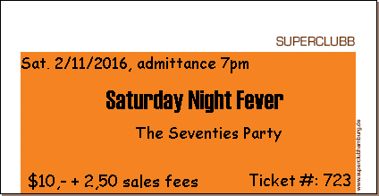 Print tickets on custom ticket stocks from a print shop