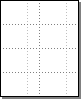 Print tickets on perforated card sheets with stubs